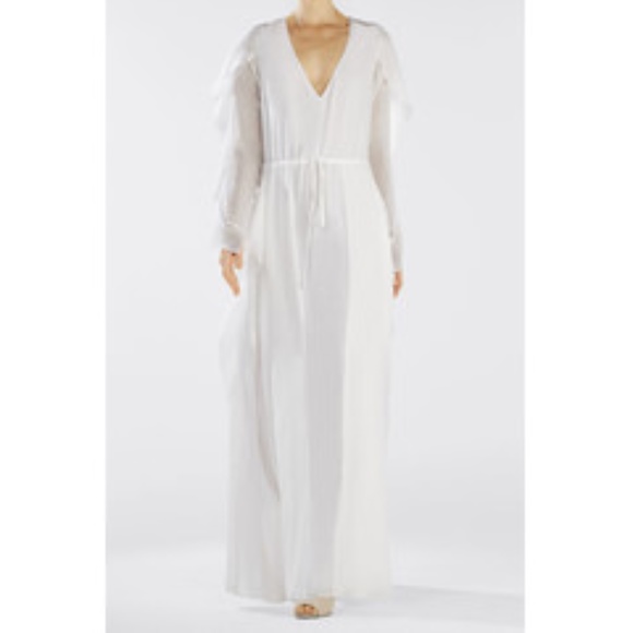 BCBGMAXAZRIA Runway Jacinda Off White Dress